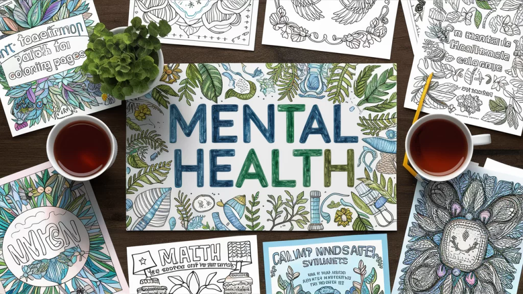 Mental Health Coloring Pages